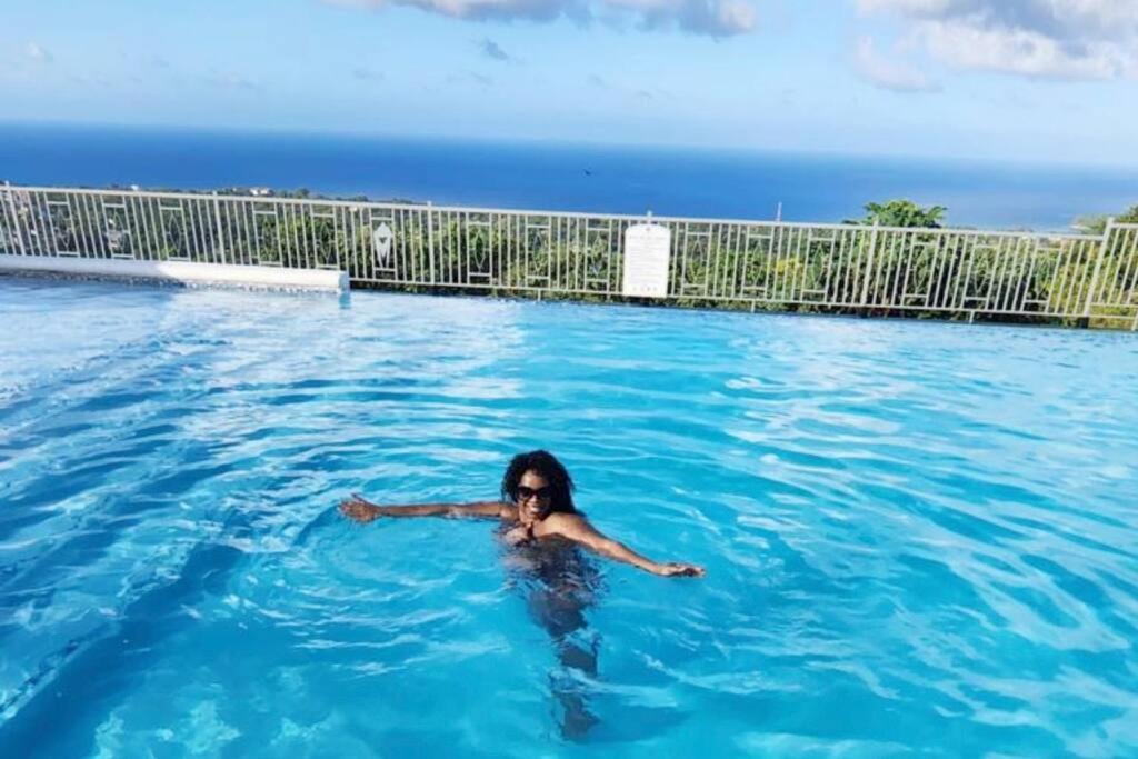 Villa La Rosa With Spectacular View Of Ocho Rios Exteriör bild