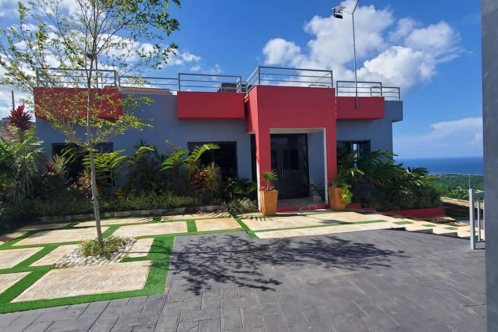 Villa La Rosa With Spectacular View Of Ocho Rios Exteriör bild